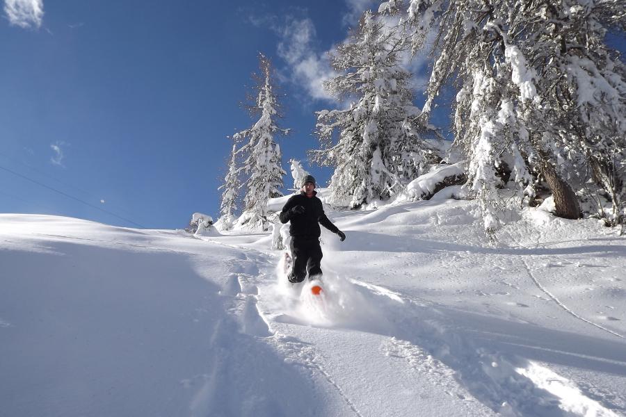 Ciaspole nella Valle di Gressoney