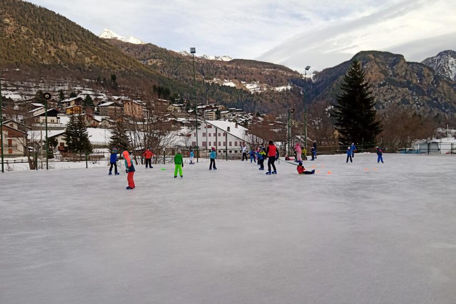 La pista di pattinaggio