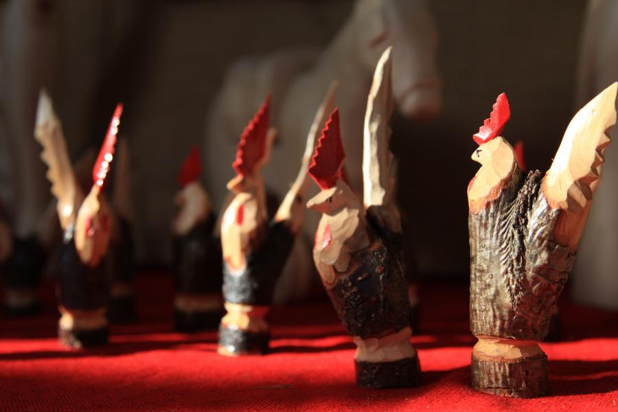 Atelier degli artigiani a Chamois