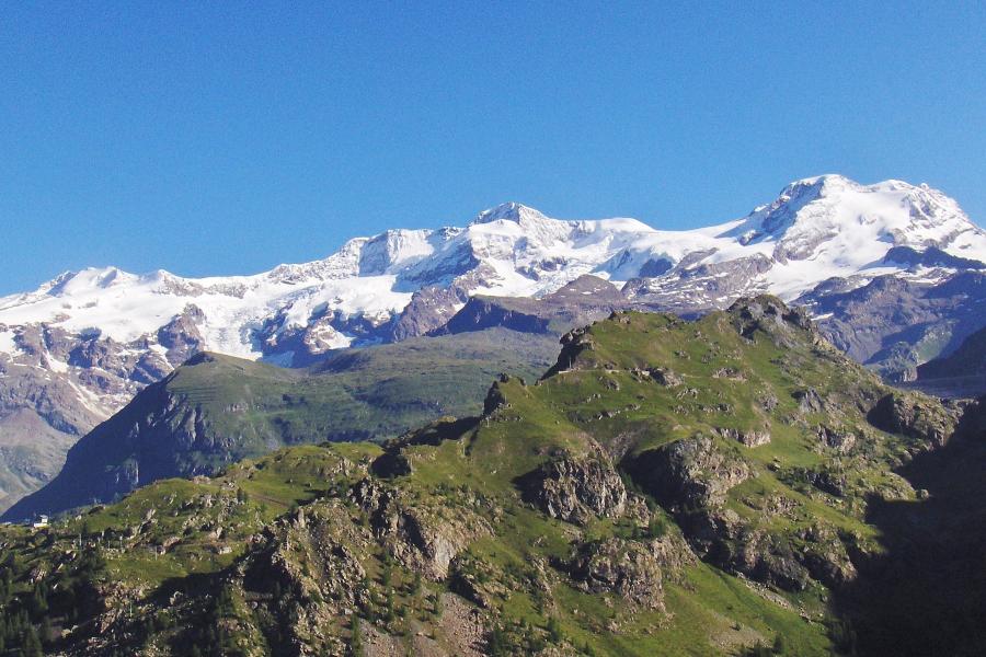 Vista sul Monte Rosa "Sapori d'Alta Quota" al Passo dei Salati