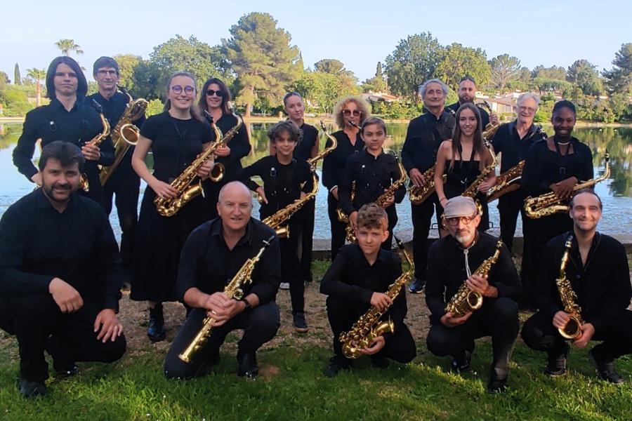 Ensemble de saxophones de Grasse concert