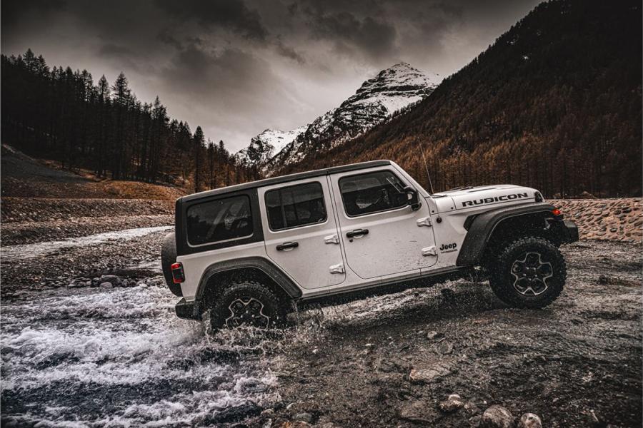 jeep  Rencontre Land Rover au pied du Mont Rose