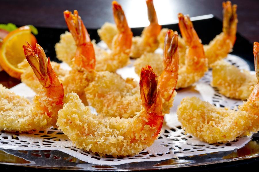 Gamberi fritti Tutti fritti! - Cena di pesce