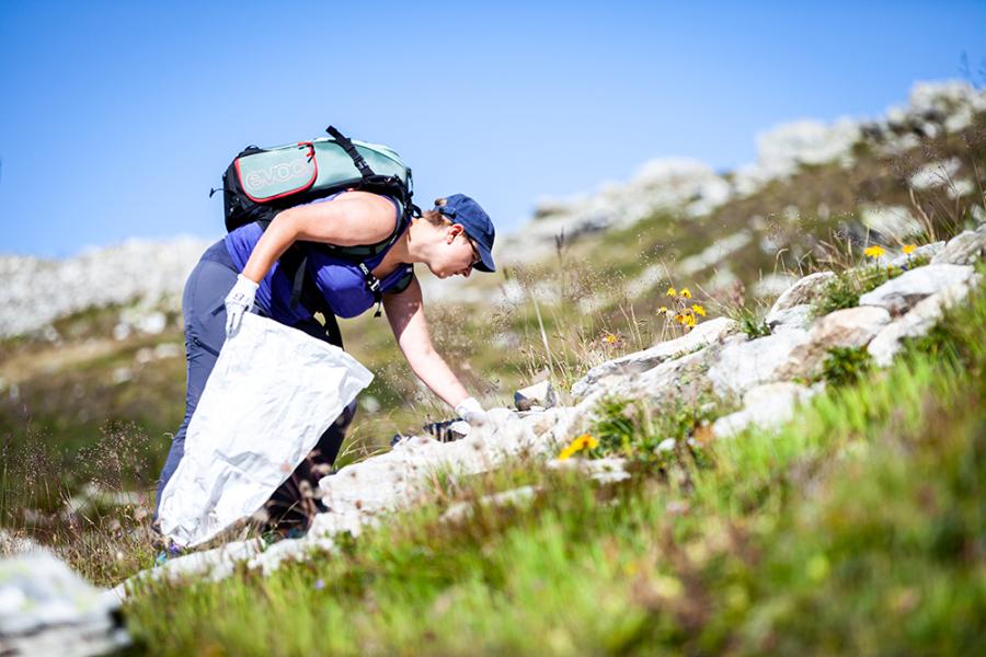 Pulizia dei sentieri Clean Up Tour Gressoney