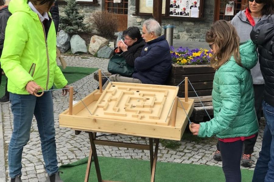 Jeux d'antan à l'occasion de la fête "Lo Pan Ner"