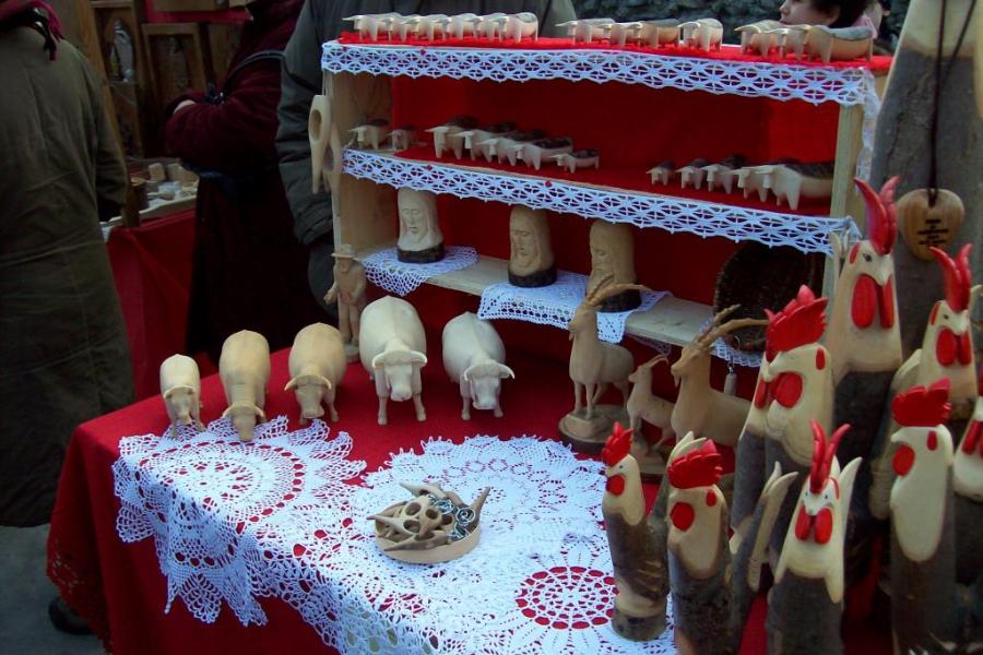 Artigianato tipico valdostano Wiehnacht Märt - Mercatino di Natale