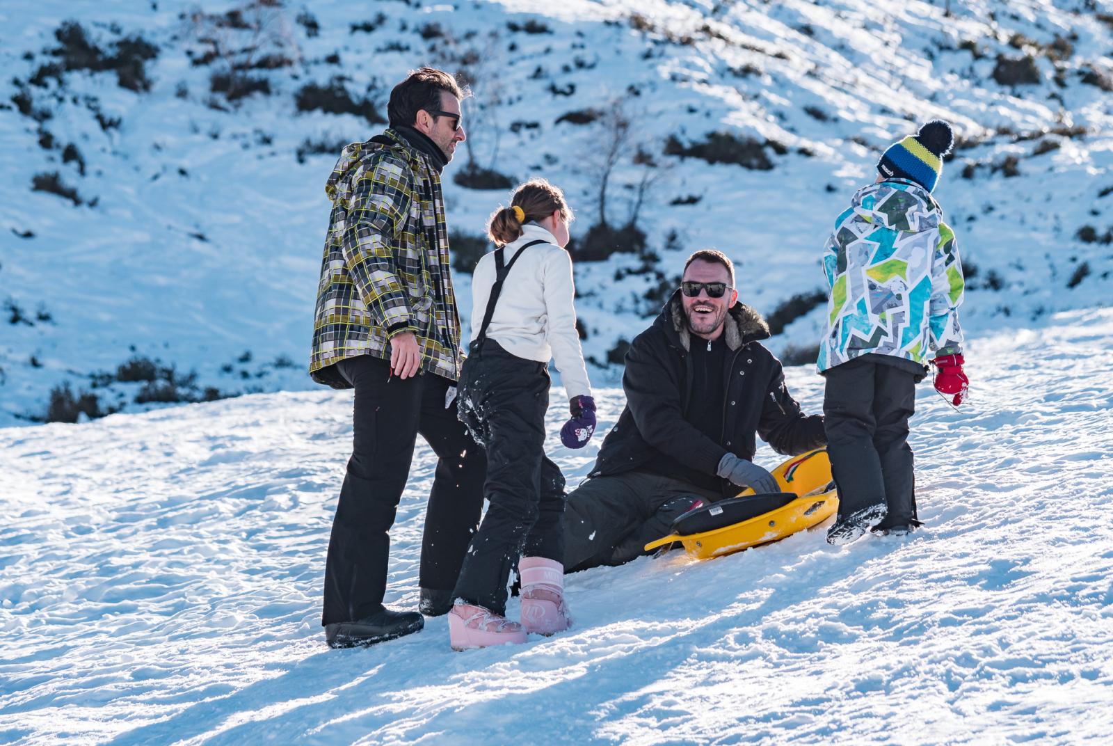 Snow lovers non skiers